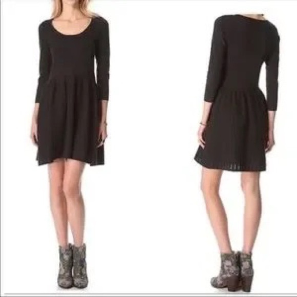 Wallace /J Crew Women’s Sweater Dress Gray Rabbit Hair Wool Blend Size XS - Picture 1 of 6